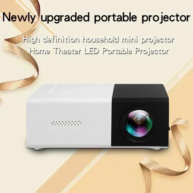 Mini proyector LED portátil YG300, compatible con com HDMI, USB, TF audio, casa leitor multimitídia, inteligente,portátil,viagem