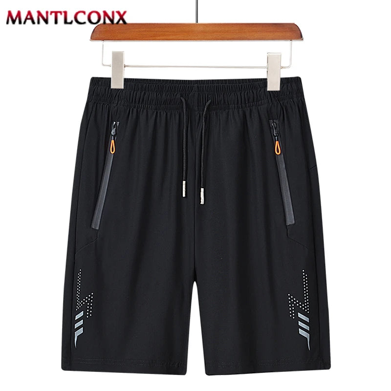 New Summer Casual Men's Shorts Quick Dry Elastic Workout Short Pants Man Gym Fitness Training Running Sports Shorts Men Jogging