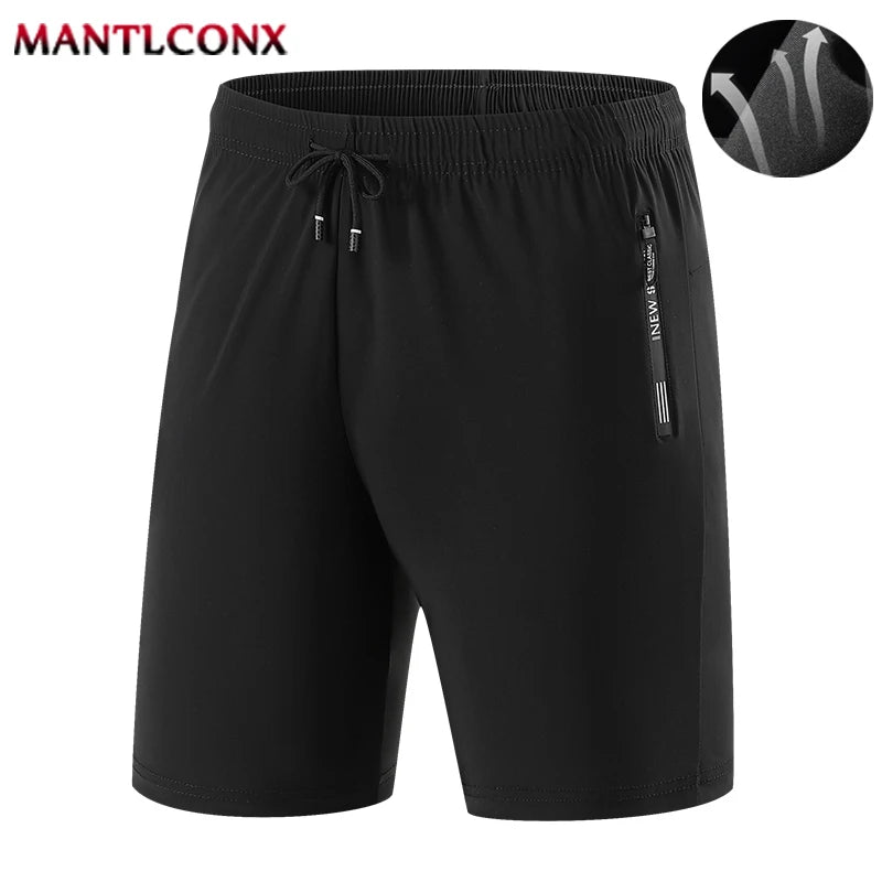 New Summer Casual Men's Shorts Quick Dry Elastic Workout Short Pants Man Gym Fitness Training Running Sports Shorts Men Jogging