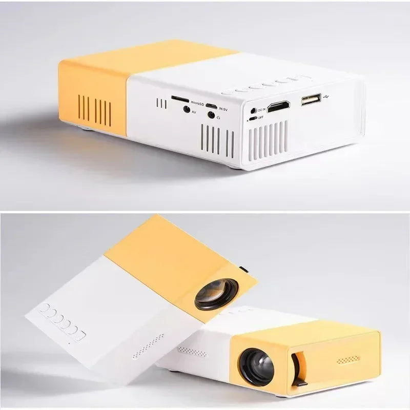 Mini proyector LED portátil YG300, compatible con com HDMI, USB, TF audio, casa leitor multimitídia, inteligente,portátil,viagem