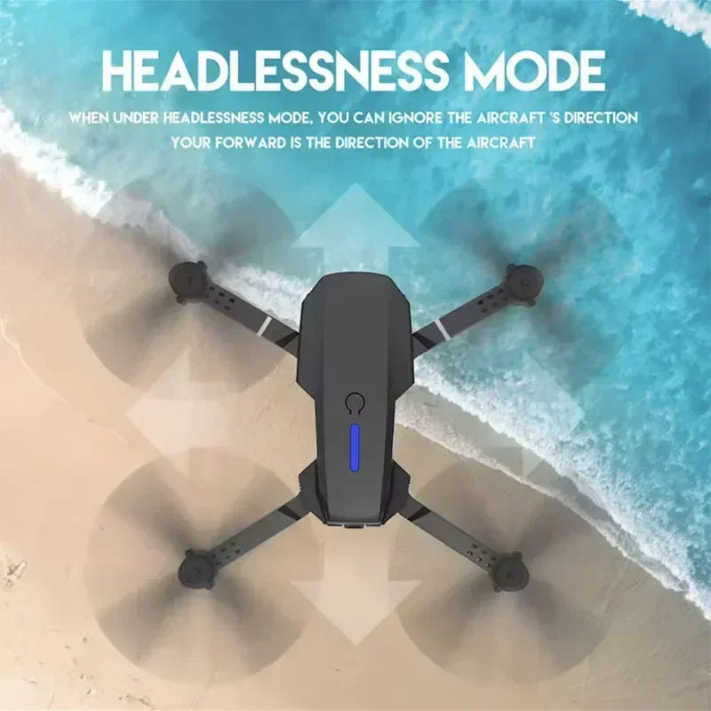 2024 E88Pro RC Drone 4K Professinal With 1080P Wide Angle HD Camera Foldable Helicopter WIFI FPV Height Hold Gift Toy